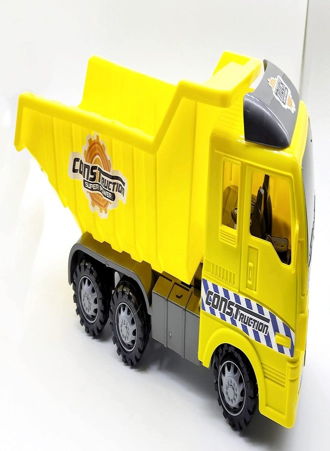FRATELLI Big Size Exclusive Toys for Kids|Boys|Girls (Construction Dumper Truck Yellow Big) - Image 2